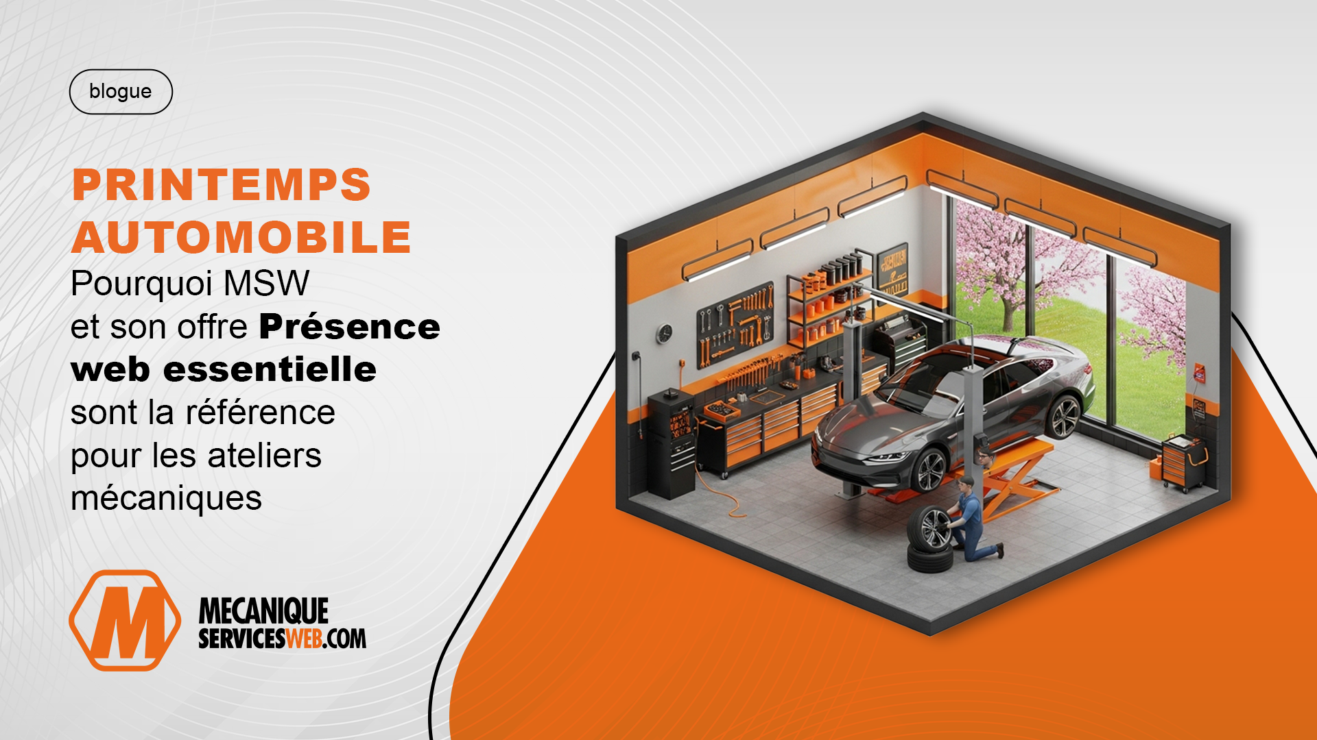 Printemps automobile : pourquoi MSW et son offre Présence web essentielle sont la référence pour les ateliers mécaniques